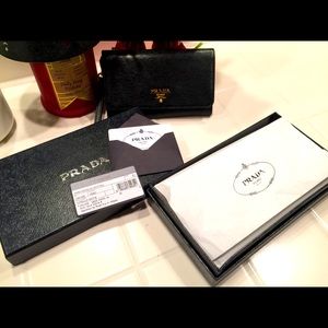 Authentic Prada sling wallet